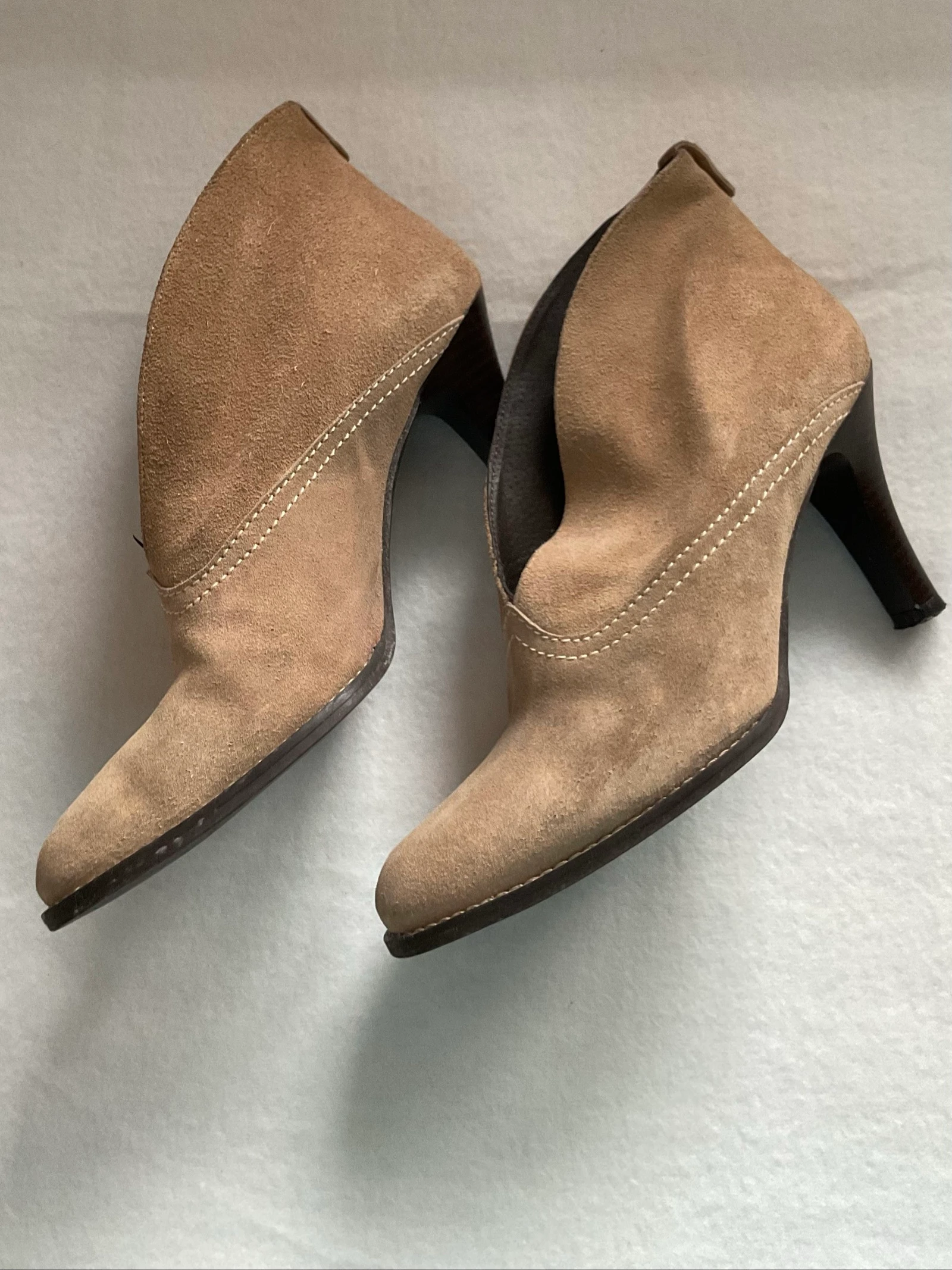 Bottines Foreva Cuir Camel Vintage | Taille 38 – photo 2